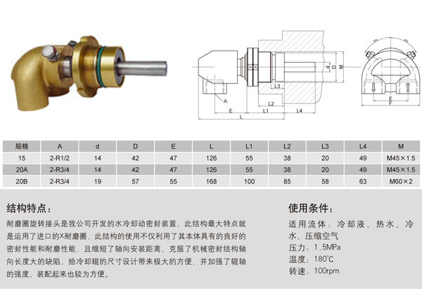 雙向流通全埋入式HMS-3型旋轉(zhuǎn)接頭圖